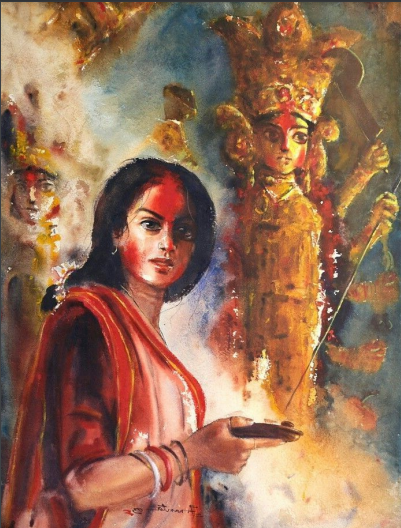 杜尔迦女神画像
